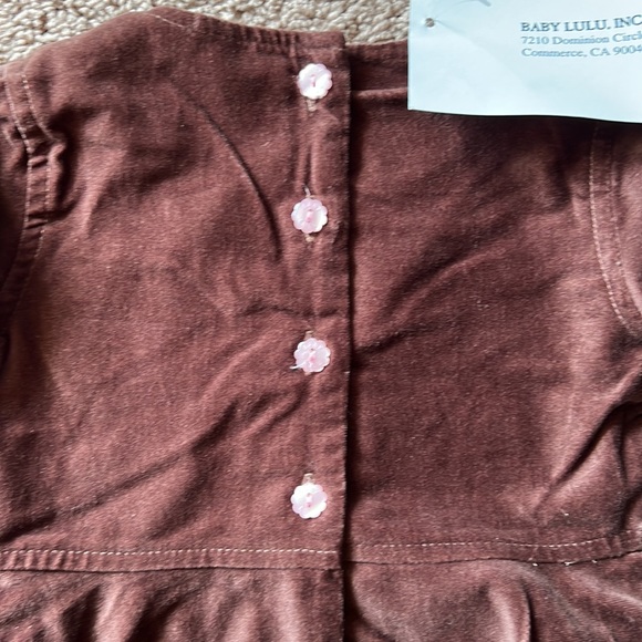 Kids Velour Dress by BABY LULU - Picture 2 of 2
